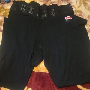 PINK Victoria's Secret Black Leggings